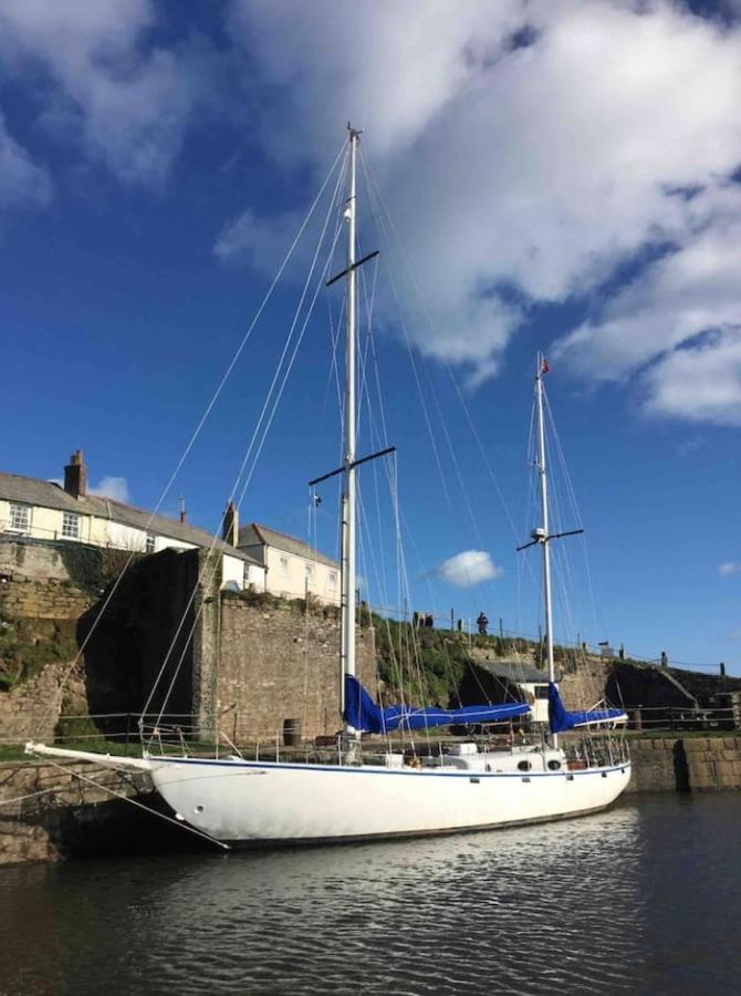 Stunning Yacht Sea Lion In Charlestown Harbour, Cornwall 호텔 외부 사진